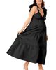 MOTHERHOOD MATERNITY MOTHERHOOD MATERNITY Ruffle Sleeve Tie-Back Maternity Maxi Dress - 5