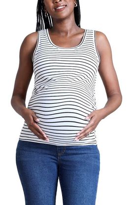 MOTHERHOOD MATERNITY MOTHERHOOD MATERNITY Scoop Neck Side-Ruched Maternity Tank Top