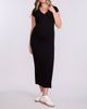 MOTHERHOOD MATERNITY MOTHERHOOD MATERNITY Short Sleeve Henley Bodycon Maxi Dress - 1
