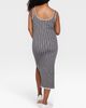 MOTHERHOOD MATERNITY MOTHERHOOD MATERNITY Sleeveless Nursing Henley Midi Dress - 2