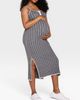 MOTHERHOOD MATERNITY MOTHERHOOD MATERNITY Sleeveless Nursing Henley Midi Dress - 3
