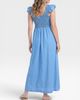 MOTHERHOOD MATERNITY MOTHERHOOD MATERNITY Sleeveless Ruffle Shoulder Smocked Maxi Dress - 2