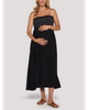 MOTHERHOOD MATERNITY MOTHERHOOD MATERNITY Smocked Maxi Dress With Removable Straps - 1