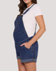 MOTHERHOOD MATERNITY MOTHERHOOD MATERNITY Stretch Waist Short Maternity Overalls - 3