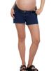 MOTHERHOOD MATERNITY MOTHERHOOD MATERNITY Under the Belly Cut Off Denim Maternity Short - 2
