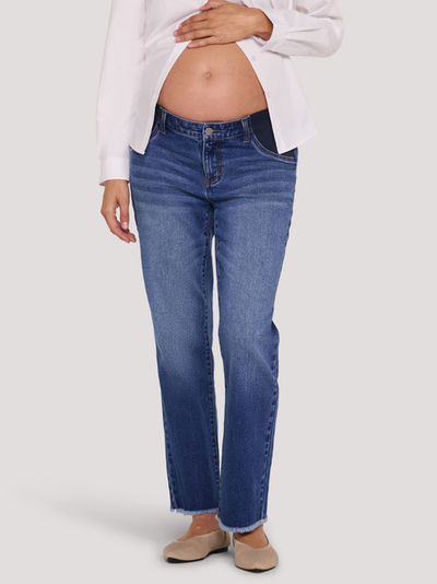 MOTHERHOOD MATERNITY MOTHERHOOD MATERNITY Under the Belly Slim Straight Leg Jeans