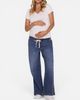 MOTHERHOOD MATERNITY MOTHERHOOD MATERNITY Under the Belly Tie Waist Denim Wide Leg Pant - 5