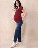 MOTHERHOOD MATERNITY MOTHERHOOD MATERNITY Under the Belly Wide Leg Crop Jeans - 5