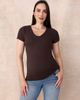 MOTHERHOOD MATERNITY MOTHERHOOD MATERNITY V-Neck Side-Ruched Maternity Short Sleeve Tee - 5