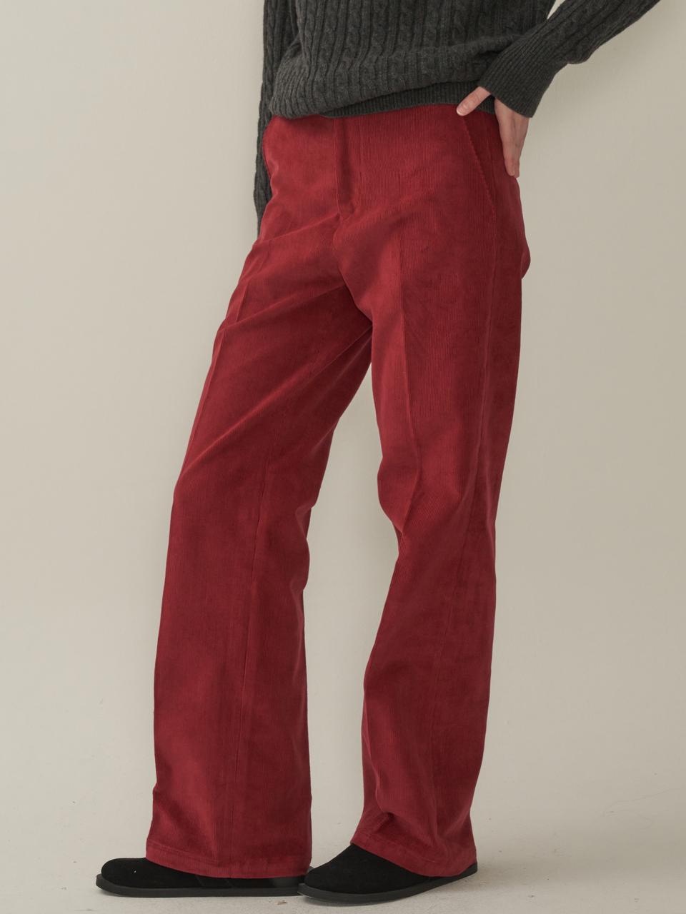 MOTT Corduroy Classic Bootcut - Burgundy