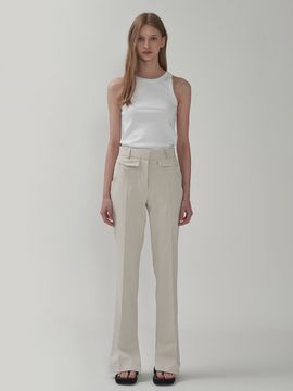 MOTT Slit Cotton Pants