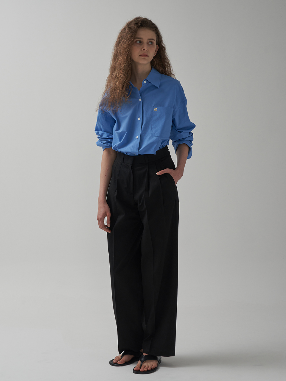 MOTT Tencel Cotton Round Pants_Black
