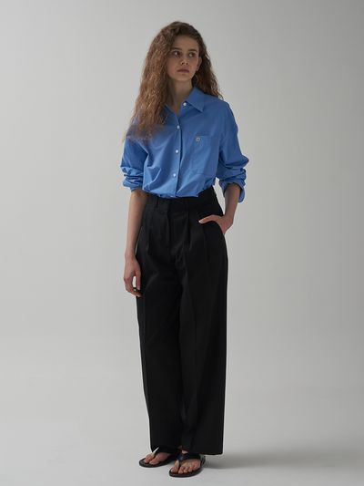MOTT Tencel Cotton Round Pants_Black