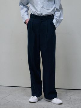 MOTT Winter Buckle Casual Pants - Navy