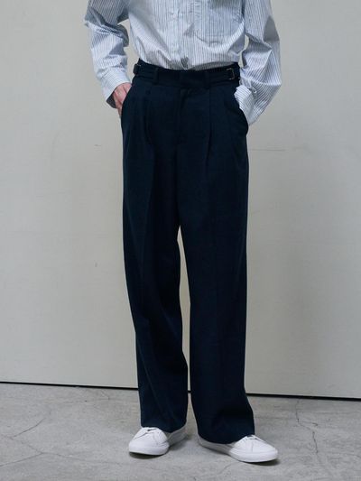 MOTT Winter Buckle Casual Pants - Navy