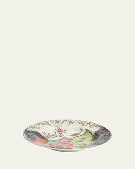 Mottahedeh Tobacco Leaf Rim Soup Bowl