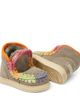Mou Kids Mou Kids Crochet-trimmed suede sneakers - 6
