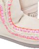 Mou Kids Mou Kids Embroidered shearling-lined suede boots - 5