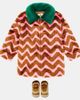 Mou Kids Mou Kids Embroidered shearling-lined suede sneakers - 2
