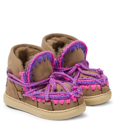 Mou Kids Mou Kids Scoubidou suede sneakers