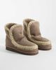 MOU Mou 18 shearling lined suede boots in elephant gray - 1