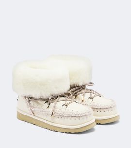 Mou Mou 24 shearling-lined leather ankle boots