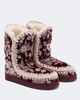 Mou Mou 24 shearling-lined velvet ankle boots - 1