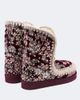 Mou Mou 24 shearling-lined velvet ankle boots - 4