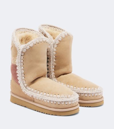Mou Mou 24 Sun & Moon suede mid-calf boots