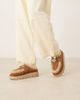 MOU Mou bounce logo letter suede clogs in cognac-Brown - 1
