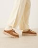 MOU Mou bounce logo letter suede clogs in cognac-Brown - 4