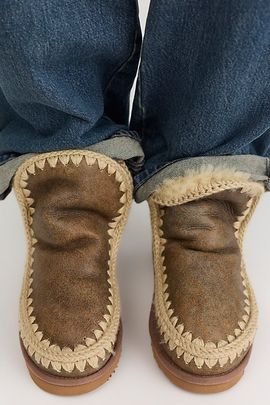 MOU MOU Leather Glacier Boots