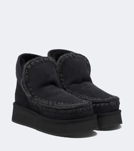 Mou Mou Mini shearling-lined suede ankle boots