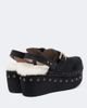 Mou Mou Shearling-lined calf hair clogs - 4