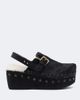 Mou Mou Shearling-lined calf hair clogs - 5