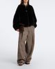 Mou Mou Shearling-lined suede clogs - 2