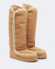 Mou Mou Shearling-lined suede knee-high boots - 1