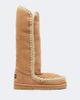 Mou Mou Shearling-lined suede knee-high boots - 5