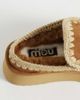 MOU Mou shearling lined platform suede clogs in cognac-Brown - 4
