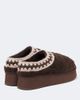Mou Mou Shearling platform mules - 4