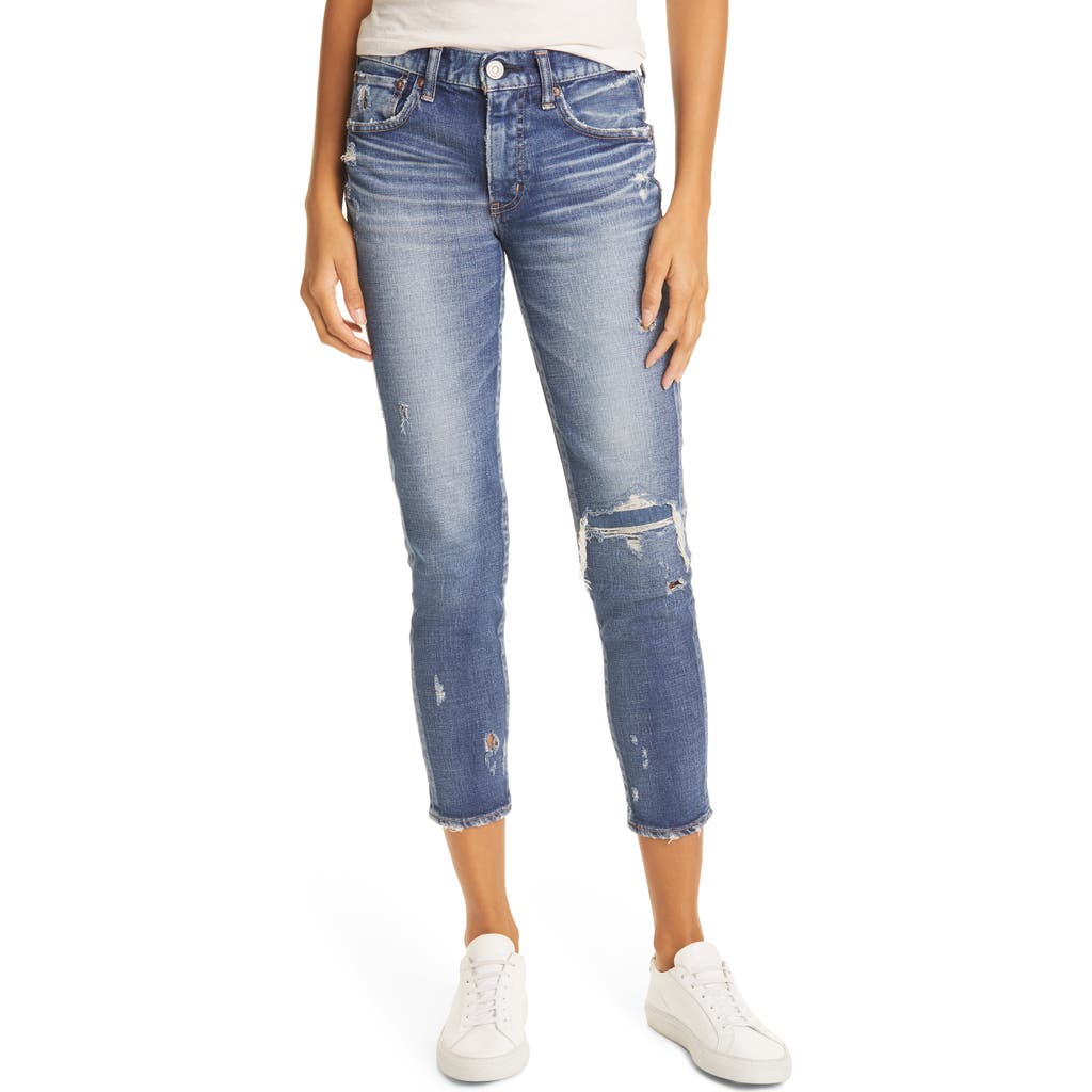 MOUSSY MOUSSY Lenwood Ripped Ankle Skinny Jeans