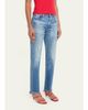MOUSSY VINTAGE Frayed-Hem Slim Straight-Leg Jeans - 4