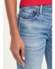 MOUSSY VINTAGE Frayed-Hem Slim Straight-Leg Jeans - 5