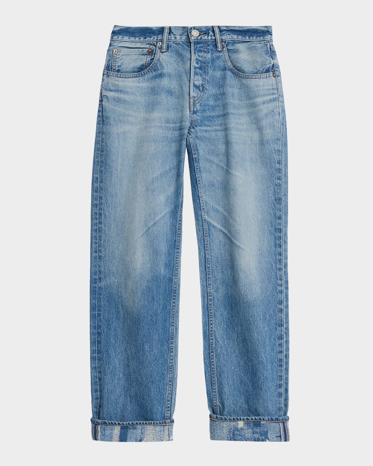 MOUSSY VINTAGE Hopkinton Straight Low-Rise Jeans