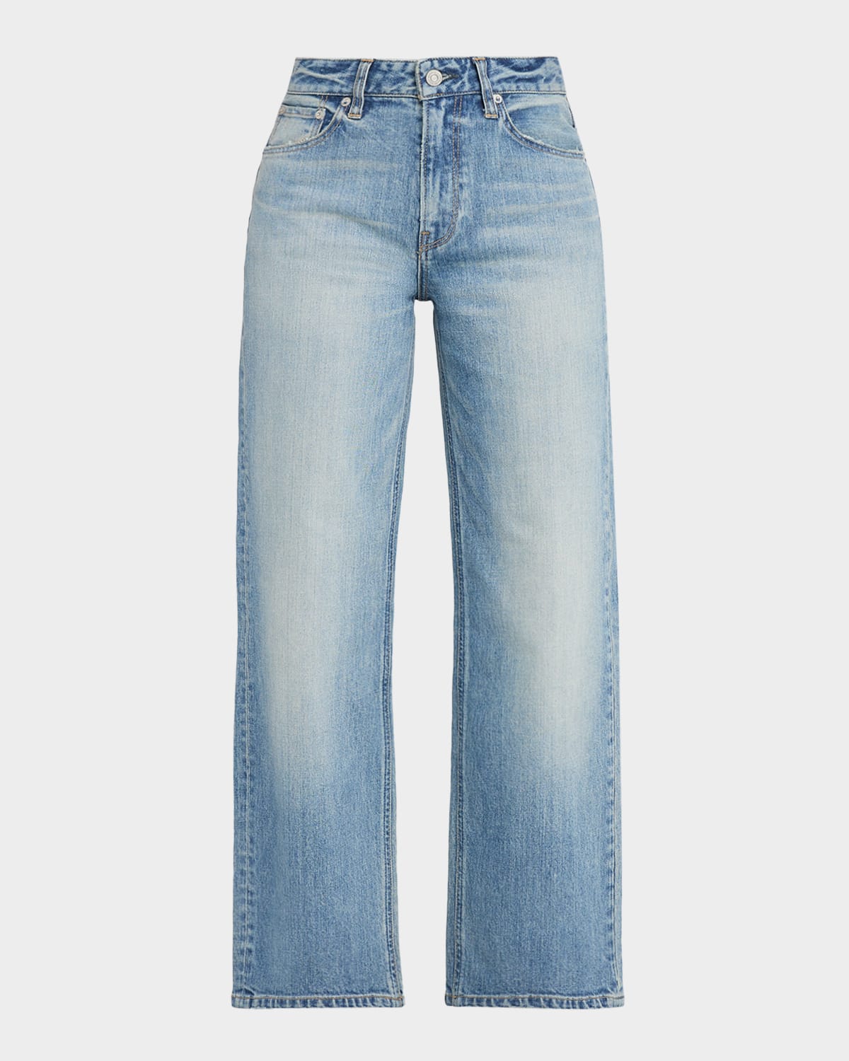 MOUSSY VINTAGE Idabel ID Mid-Rise Straight-Fit Jeans