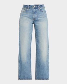 MOUSSY VINTAGE Idabel ID Mid-Rise Straight-Fit Jeans