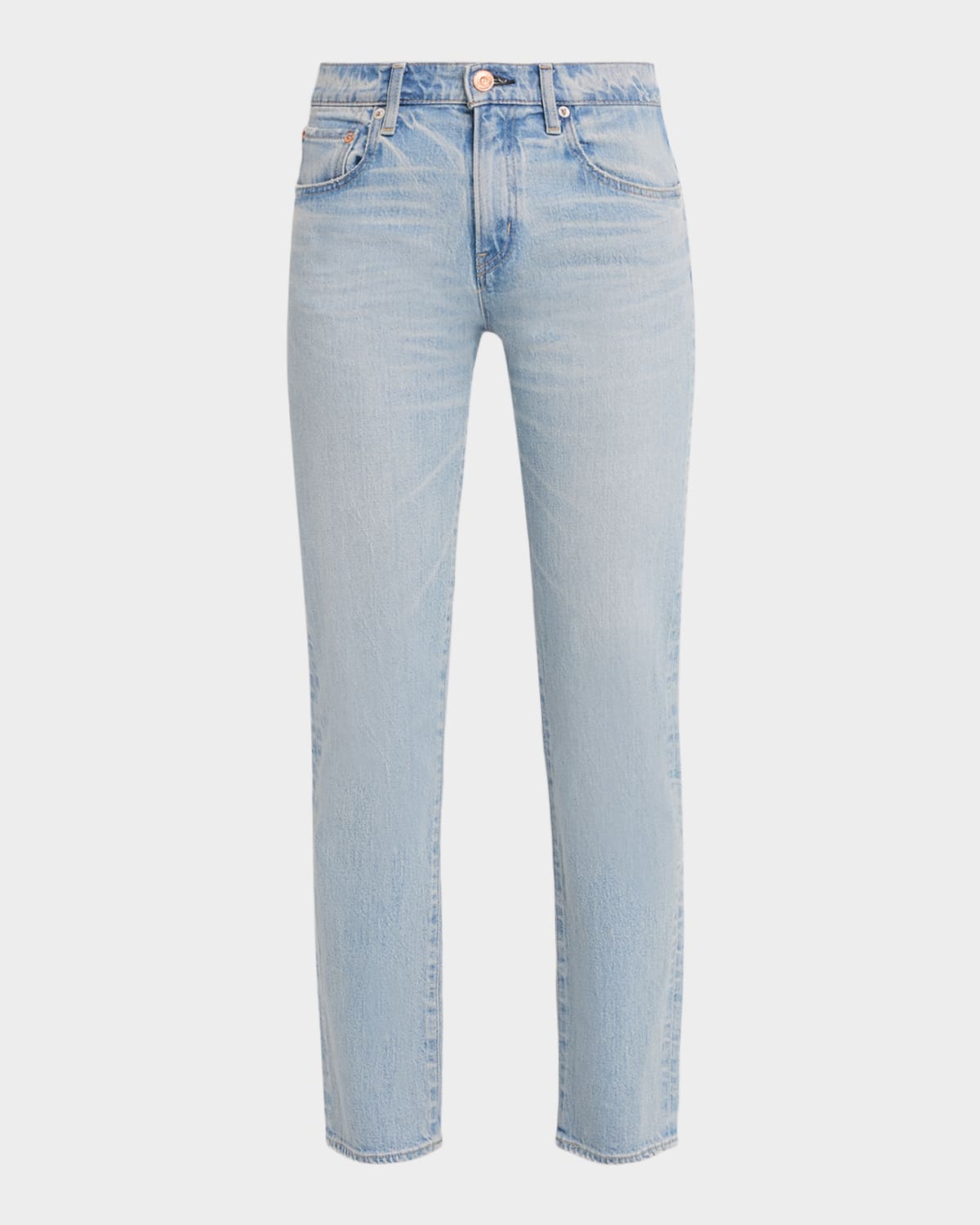 MOUSSY VINTAGE Mid-Rise Slim-Straight Jeans