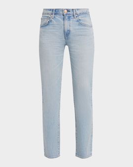 MOUSSY VINTAGE Mid-Rise Slim-Straight Jeans