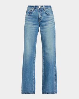MOUSSY VINTAGE Missouri Low-Rise Wide-Leg Jeans