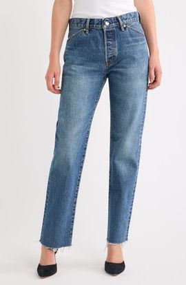 MOUSSY VINTAGE MOUSSY VINTAGE Prescott High Waist Straight Leg Jeans